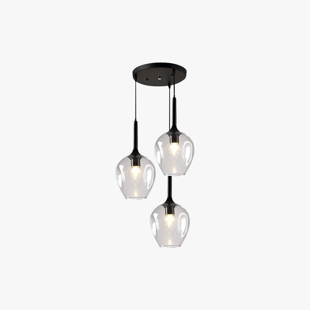 Valentina Moderne Design LED Hanglamp Glas Slaapkamer Woonkamer