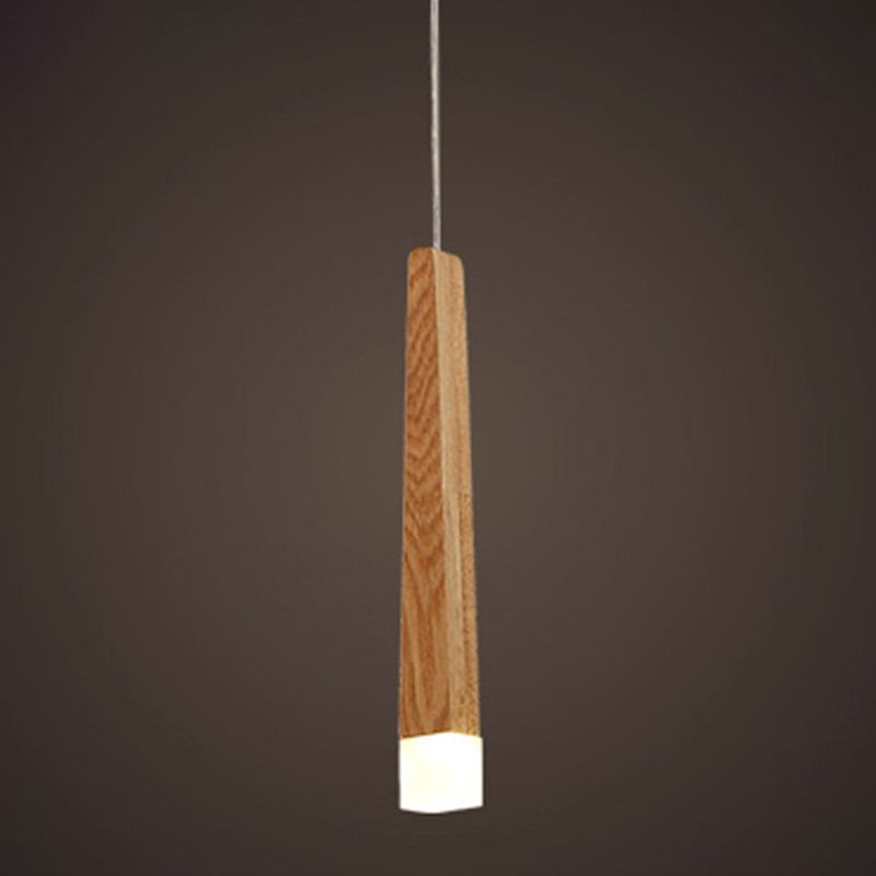 Ozawa Moderne Design LED Hanglamp Hout Acryl Woonkamer Keuken