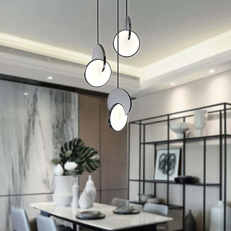 Welsh Ronde LED Hanglampen Goud Zilver Metaal Eetkamer Woonkamer