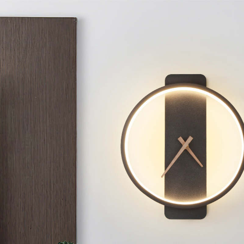 Nordic Ronde Kleine LED Wandlampen Wit Goud Zwart Metaal Kinderamer