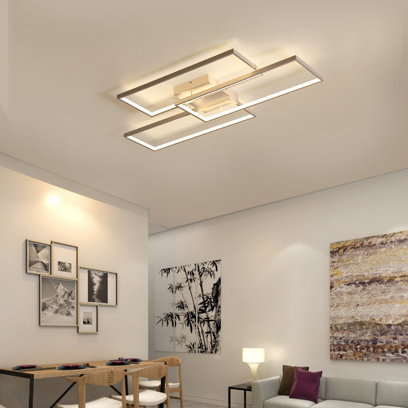 Bouvet Industrie LED Plafondlampen Gouden Metaal Woonkarmer Slaapkamer
