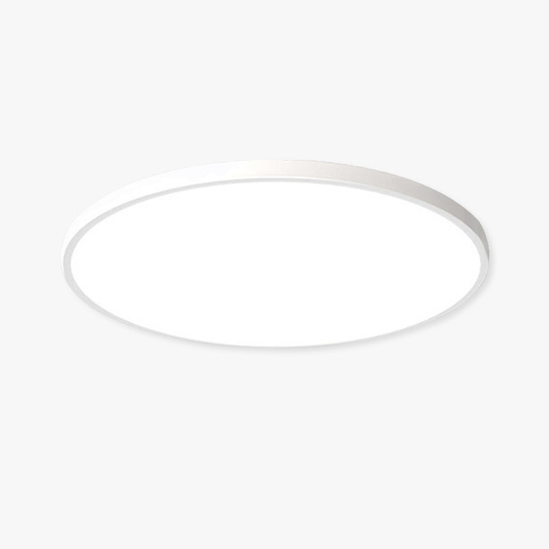 Quinn Moderne Round  LED Plafondlampen Wit Zwart Metaal Eetkamer