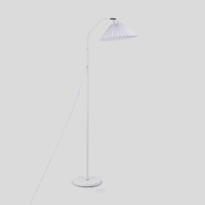 Ozawa Moderne Geplooide Vloerlamp Metalen Wit/Rood/Beige/Groen Eetkamer/Woonkamer
