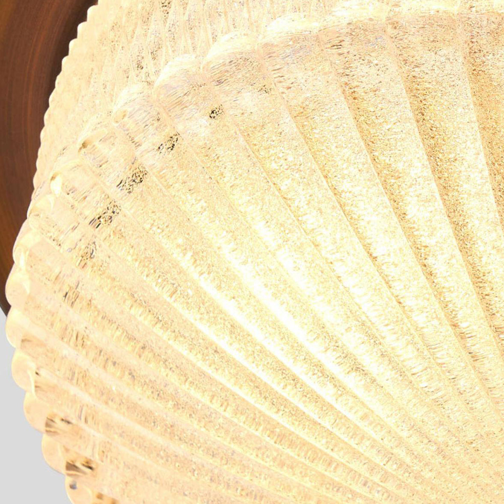 Alessio Vintage Ronde Inbouwmontage Plafondlamp Glas Slaapkamer