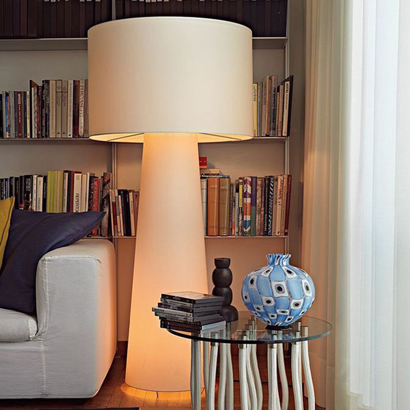 Eryn Moderne Design LED Cilinder Vloerlamp Metalen Stoffen Eetkamer/Woonkamer