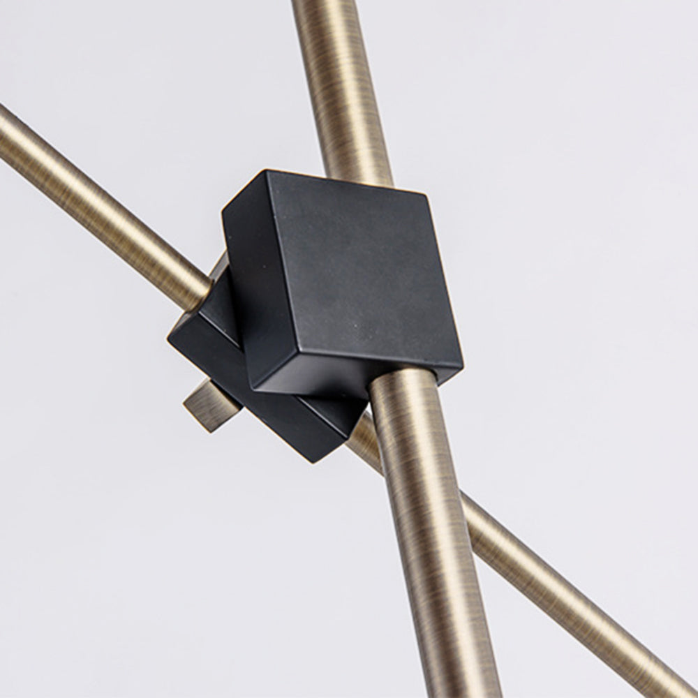 Carins Vintage Kleine LED Vloerlampen Zwart Metaal Slaapkamer