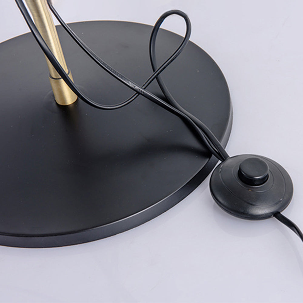 Carins Vintage Kleine LED Vloerlampen Zwart Metaal Slaapkamer