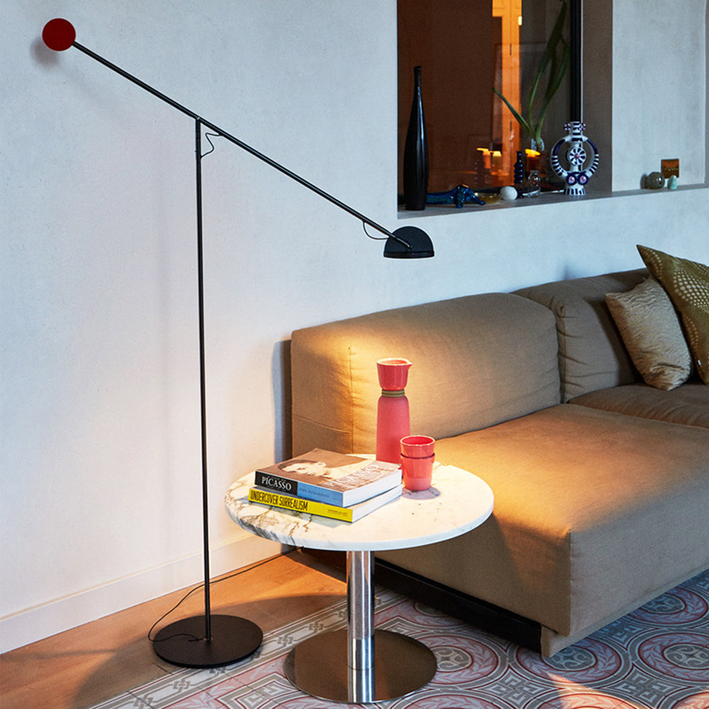 Avi Design LED Vloerlamp Zwart Metaal Eetkamer Slaapkamer