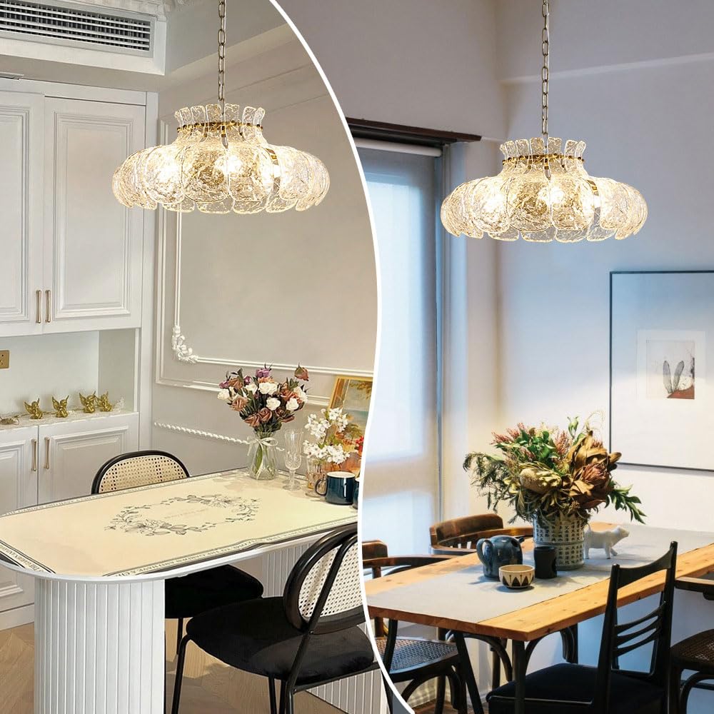 Bella Modern Peer Gevormd Kroonluchters IJs Smelten Glas Slaapkamer