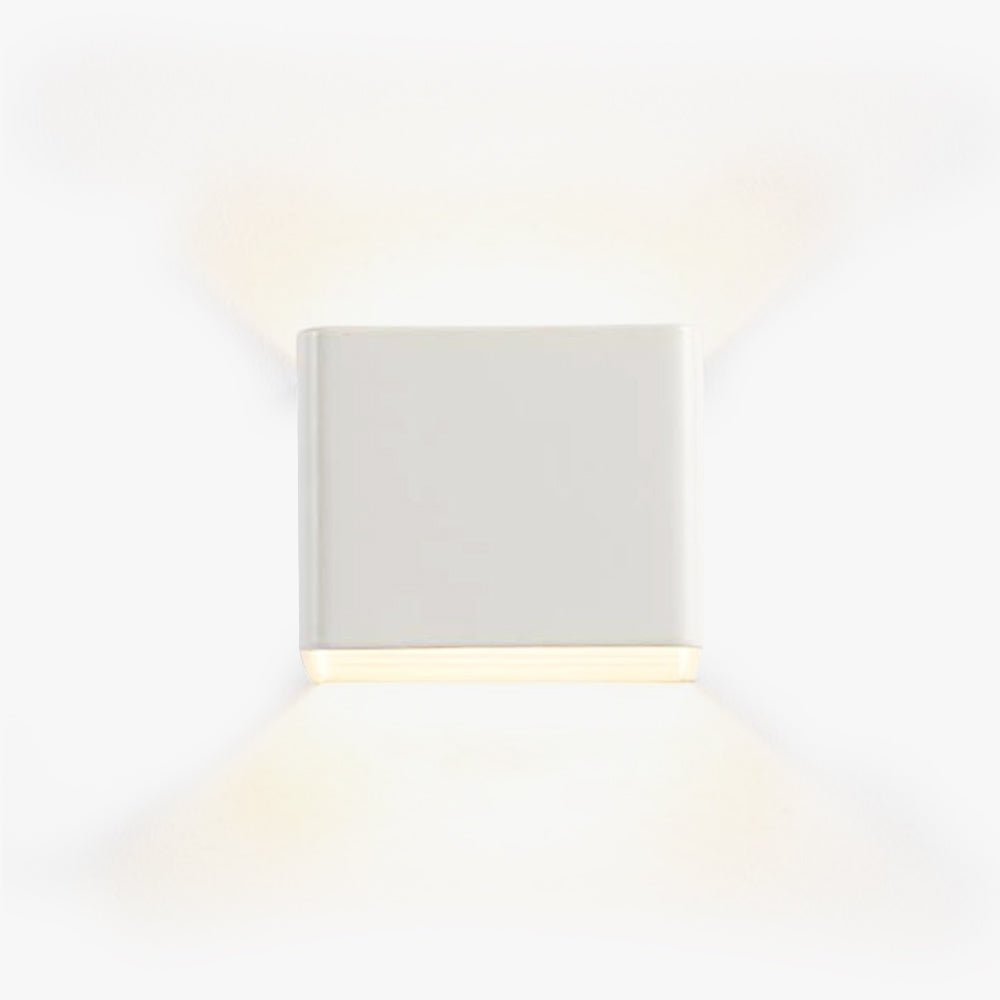 Orr Moderne Vierkant Wandlamp Zwart Wit Groen Slaapkamer