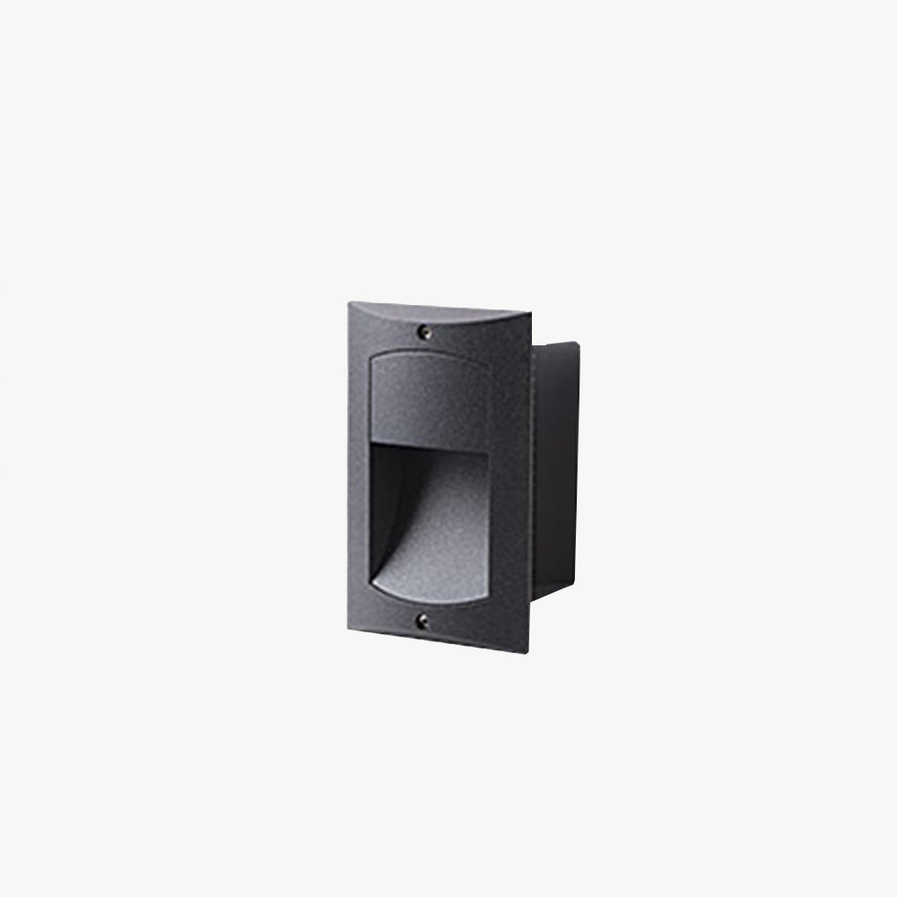 Orr Moderne LED Buitenlamp Zwart Metaal/Acryl Hal Trappenhuis