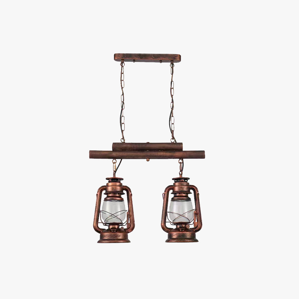 Alessio Retro Kleine LED Hanglampen Metaal Glas Woonkamer Eetkamer
