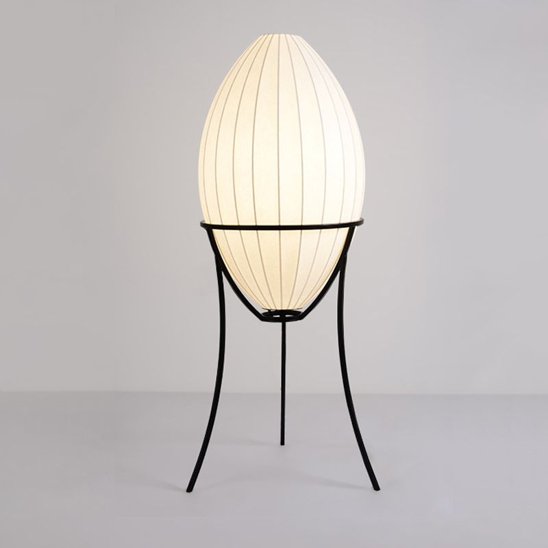 Renée Moderne Design LED Ei-vormige Vloerlamp Stof/Metaal Woonkamer/Slaapkamer