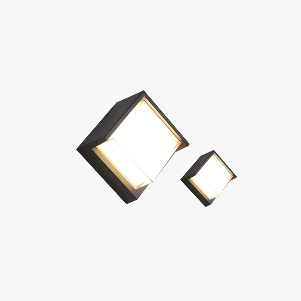 Orr Moderne Design LED Buiten Plafondlamp Metaal Zwart Buiten