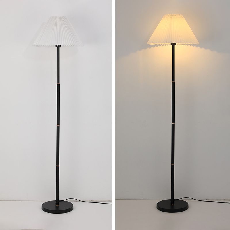 Ozawa Moderne Design Geplooide Vloerlamp Metalen Wit/Groen/Apricot Slaapkamer/Woonkamer