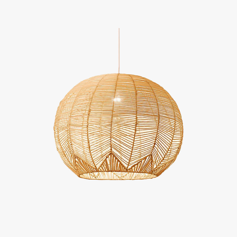 Ritta Vintage Design LED Hanglamp Rotan Metaal Studeerkamer