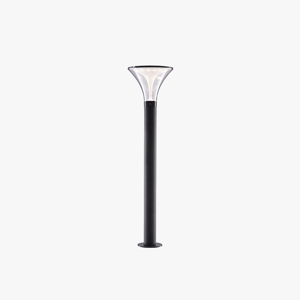 Pena Modern Design LED Buitenlamp Zwart Glas Metaal Tuin Buiten