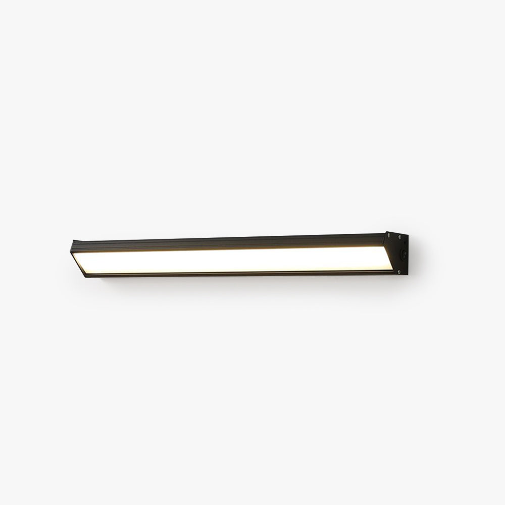 Orr Moderne Design LED Minimalistische Lineaire Trigonale Zuil Wandlamp Metaal/Acryl Zwart/Wit Badkamer