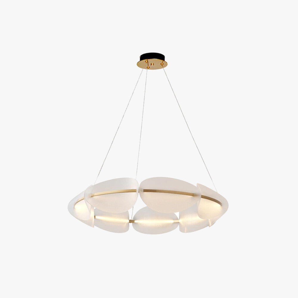 Bella Moderne Ringvormige Metalen Hanglamp Slaapkamer/Eetkamer