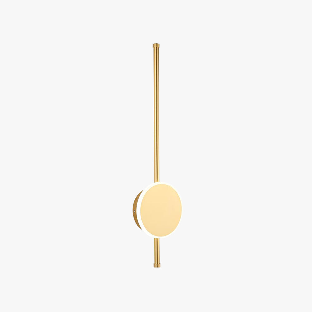Edge Moderne Ronde Lineaire LED Wandlamp Wit/Zwart/Goud Woon/Slaapkamer Metaal&PC