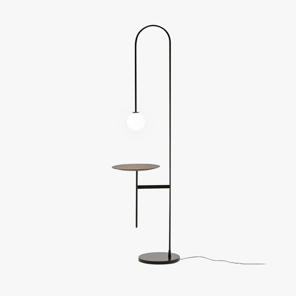 Valentina Moderne Design LED Vloerlamp Metaal Glas Slaapkamer Woonkamer