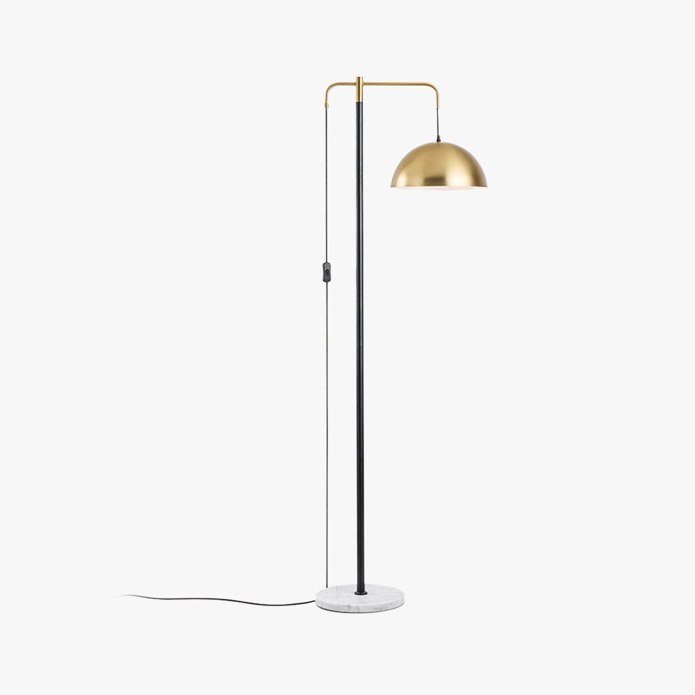 Carins Vintage LED Vloerlamp Zwart Metaal Woonkamer Slaapkamer