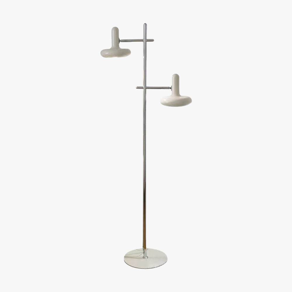 Carins Minimalistische LED Vloerlamp Wit Metaal Slaapkamer Woonkamer