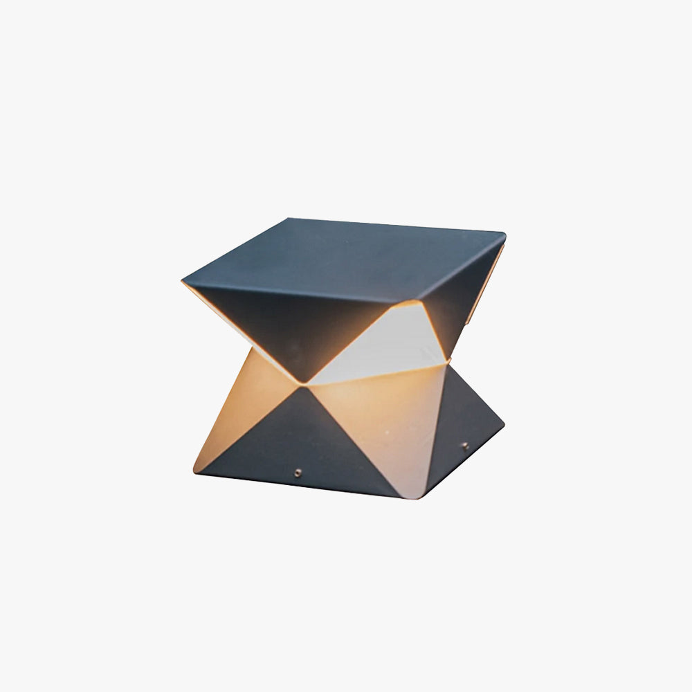 Orr Moderne Design LED Buitenlamp Metaal Glas Zwart Buiten