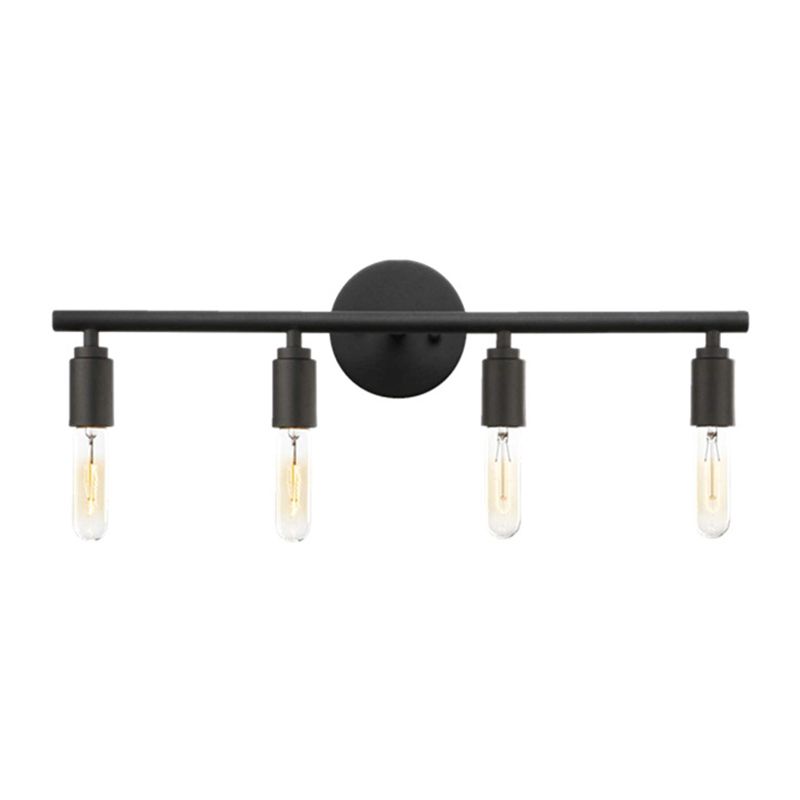 Alessio Modern Industriele LED Wandlamp Zwart Metaal/Glas Woon/Slaapkamer