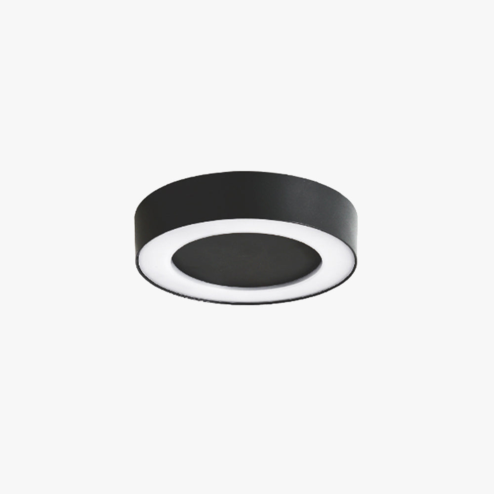 Orr Modern Rond Rrote LED Plafondlampen Witte Metal  Woonkamer