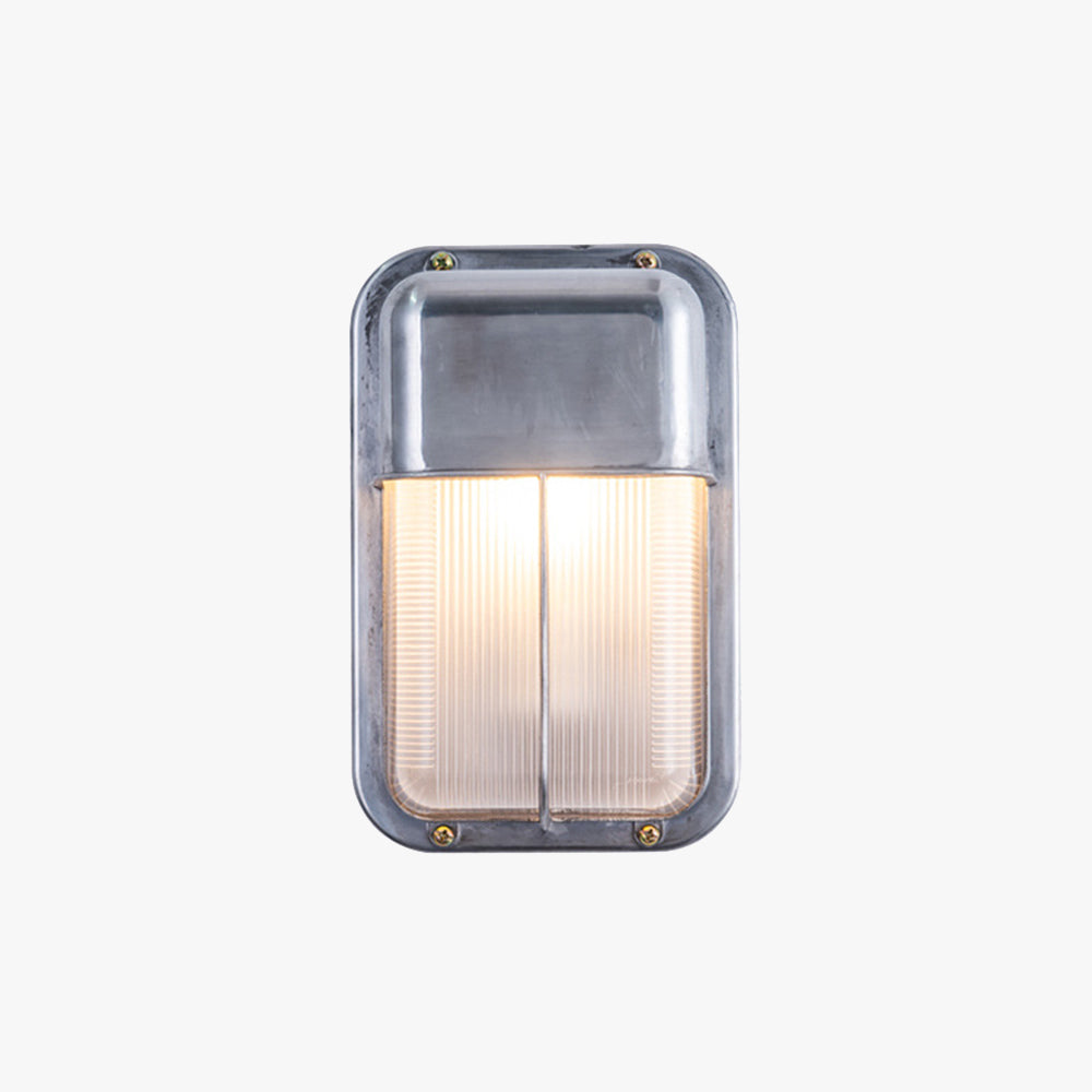 Orr Moderne Design LED Wandlamp Geometrisch  Metaal/Glas Zilver Buiten Binnenplaats/Omheining/Balkon