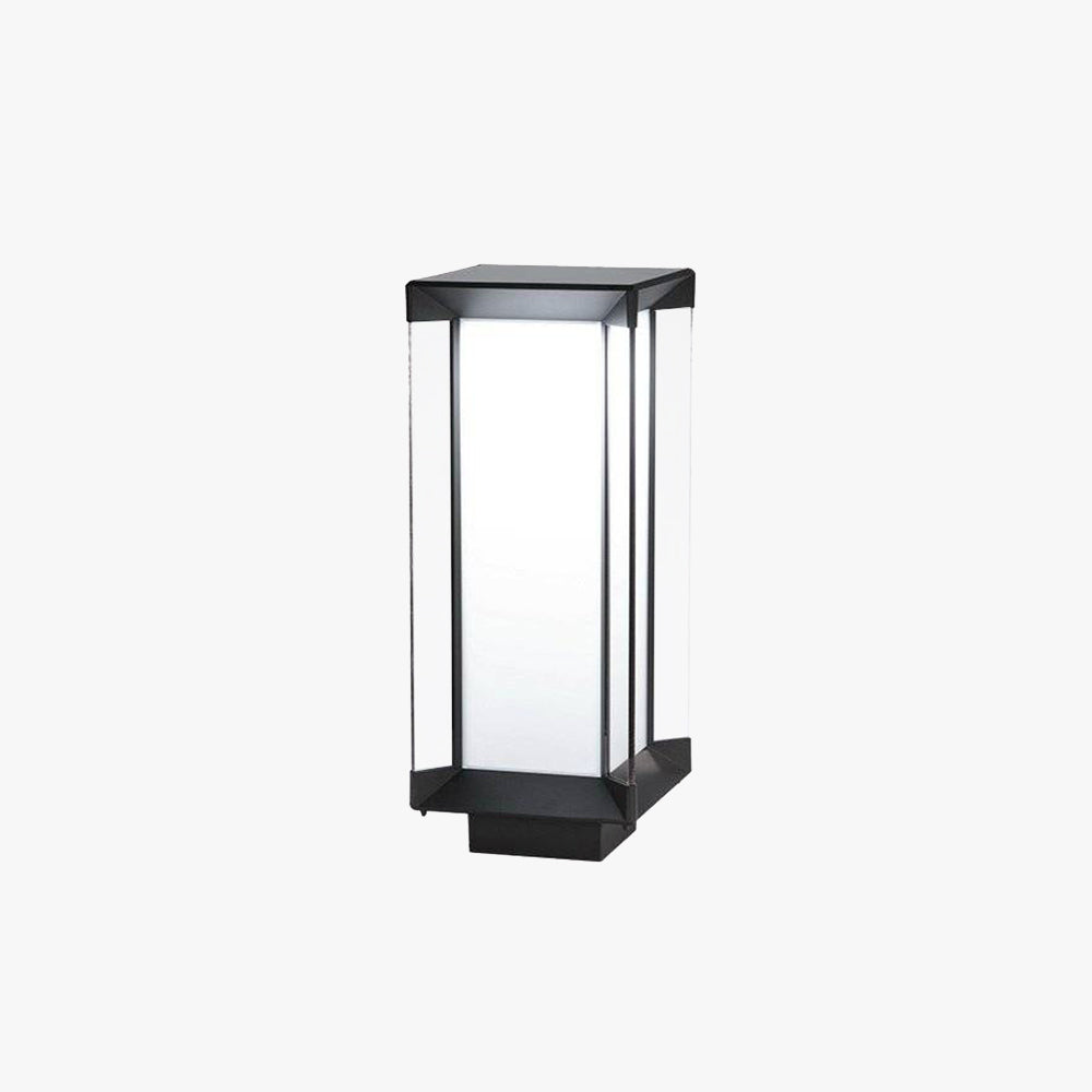 Orr Moderne Buitenlamp Zonne Metaal/Glas Zwart Tuin/Stoeprand/Balkon