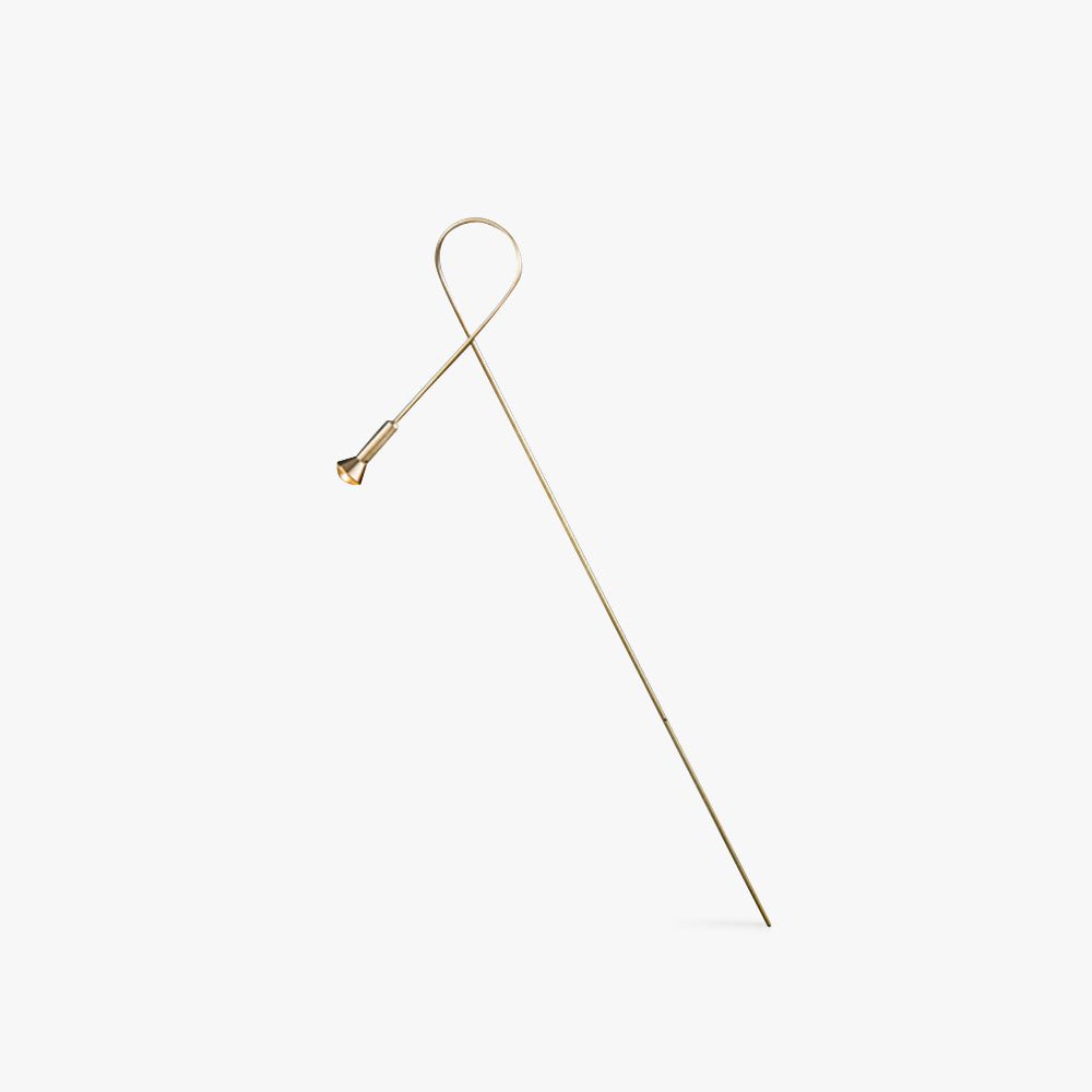 Bella Moderne Lineaire LED Grondlamp Buiten Goud Metalen Pad
