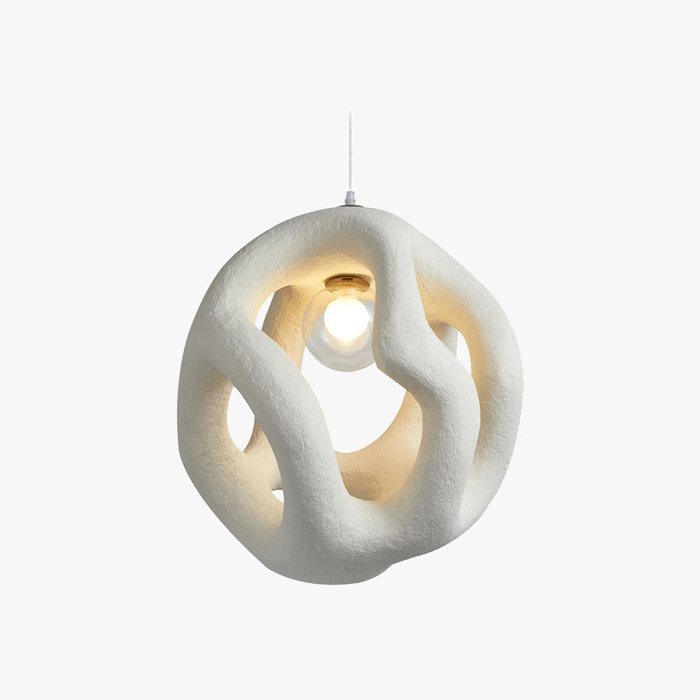 Byers Moderne Onregelmatige LED Hanglamp Wit/Zwart Resin Binnen