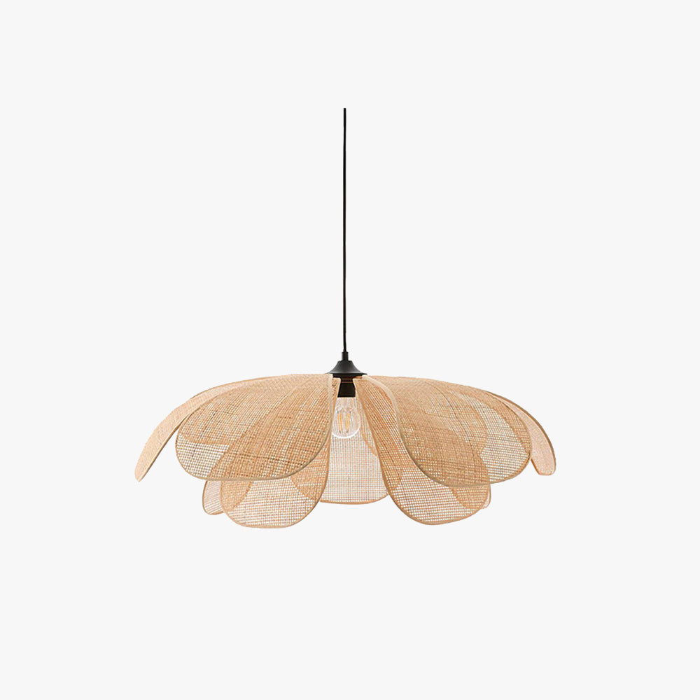 Ritta Bloemen Hanglamp Rotan & Wilg Gevlochten Slaapkamer/Woonkamer