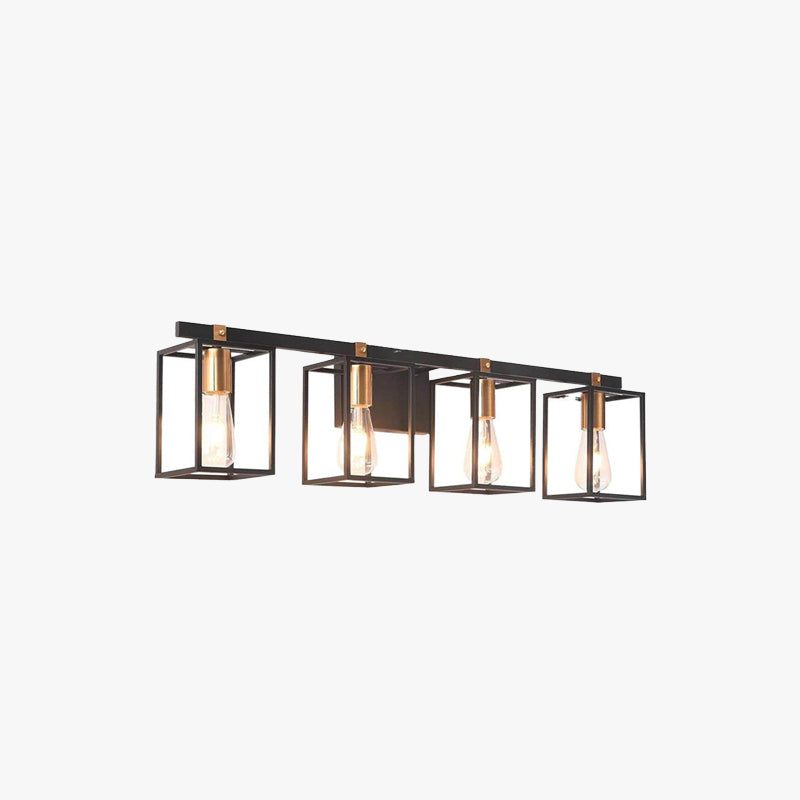 Alessio Industriele LED Wandlamp Zwart Metaal/Acryl Badkamer Binnen