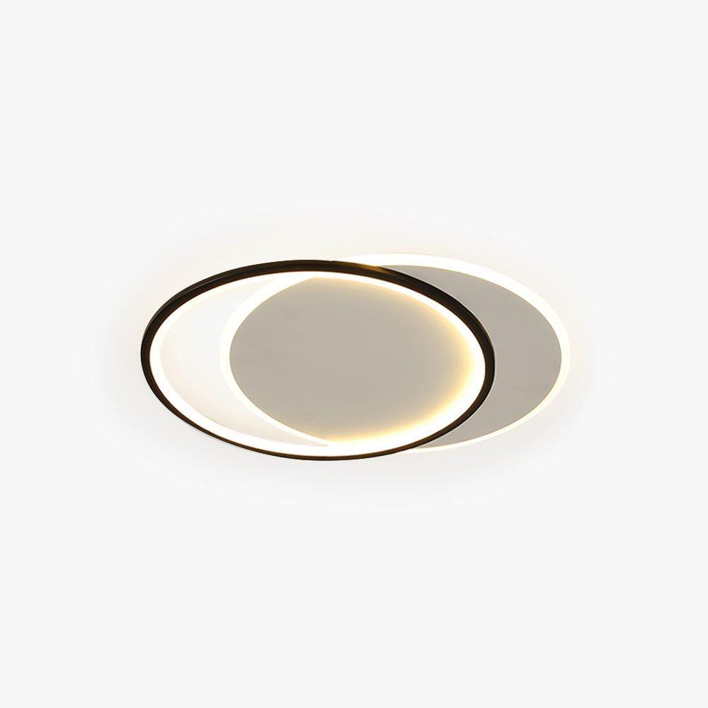 Quinn Moderne Ronde/Vierkant LED Plafondlamp Metaal/Acryl Zwart/Wit Slaap/Woon/Eetkamer