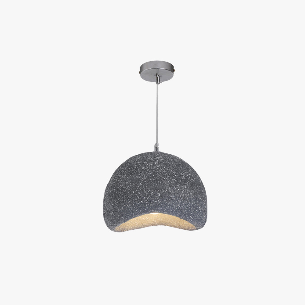 Byers Wabi Sabi Brood LED Hanglamp Blauw/Grijs Hars Woonkamer