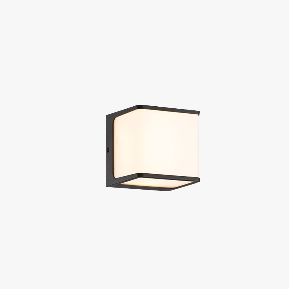Orr Modern LED Wandlamp Witte Zwart Sensor Solar Metaal Buiten