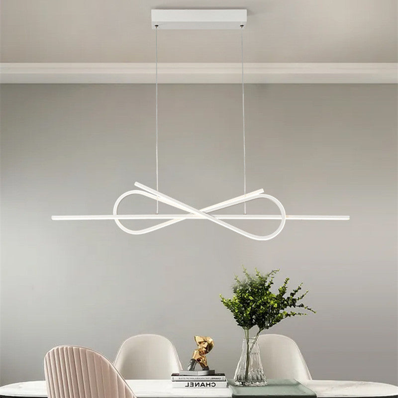 Bouvet Moderne Minimalistische Woonkamer Hanglamp Wit/Zwart Slaapkamer/Keuken