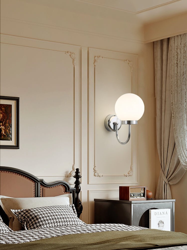 Varnys chroom wandlamp