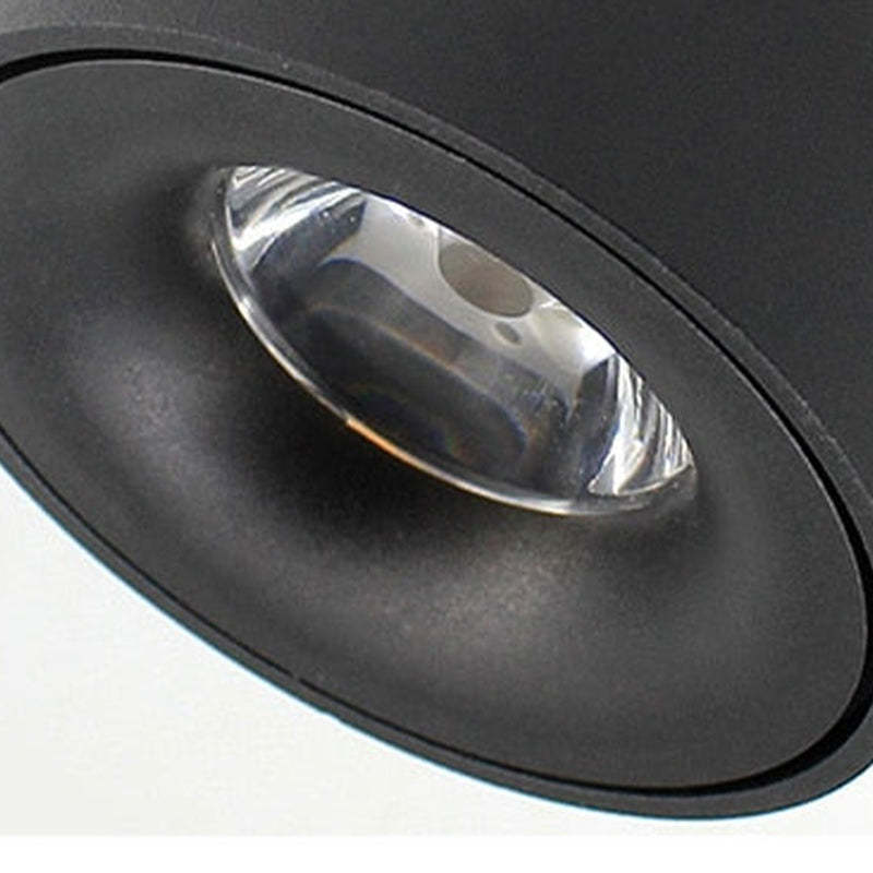 Novak Kleine LED Plafondlamp Zwart Wit Metaal Acryl Slaapkamer