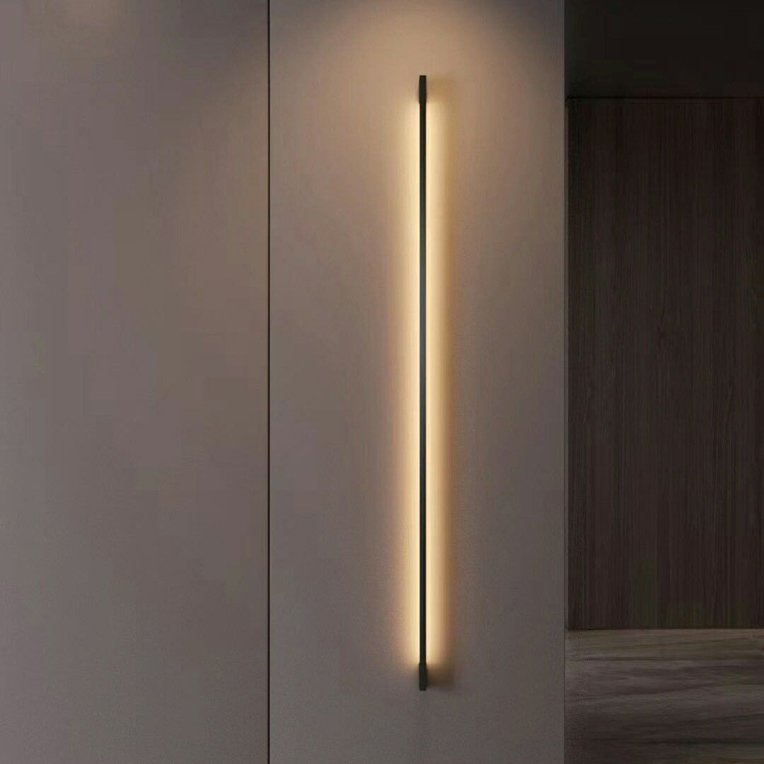 Edge Moderne Industriele LED Wandlamp Zwarte Woon/Slaapkamer Metaal&Acryl