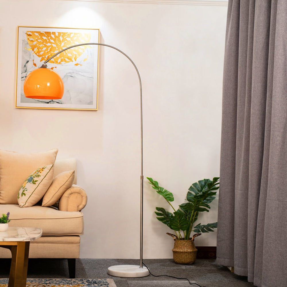 Salgado Design LED Vloerlamp Oranje Wit Metaal Eetkamer Slaapkamer