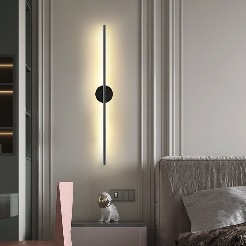 Nomk zwart herlaadbare wandlamp