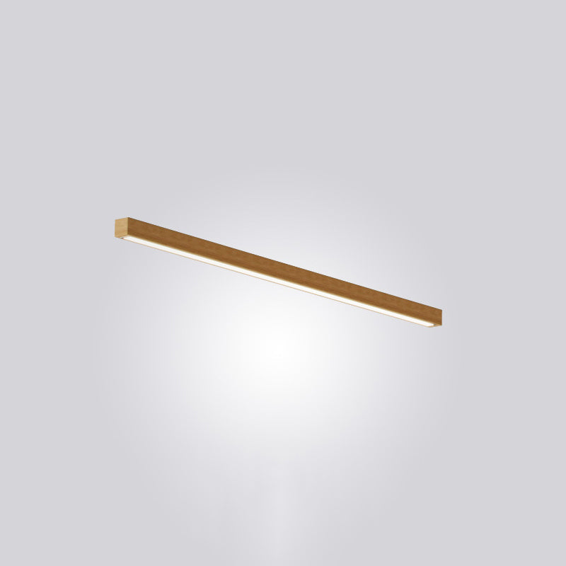 Edge Moderne LED Plafondlampen Houten Metaal Slaapkamer Woonkamer