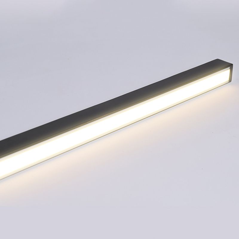 Edge Moderne Minimalistische Lineaire Metalen Vloerlamp, Zwart/Goud