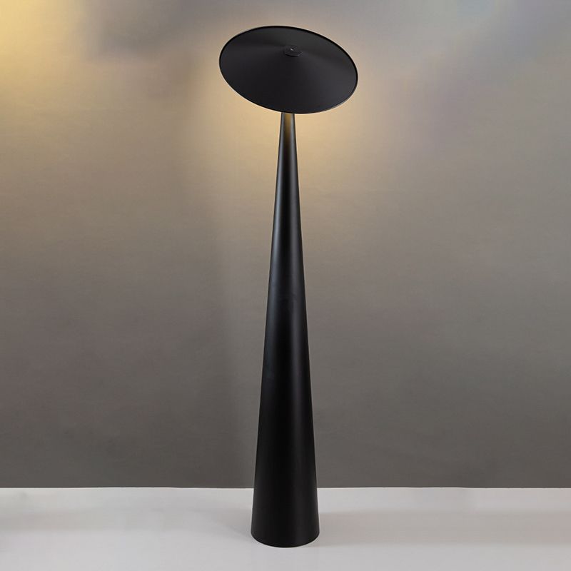 Salgado Moderne Design LED Schotelvormige Vloerlamp Zwart Metalen Eetkamer/Woonkamer