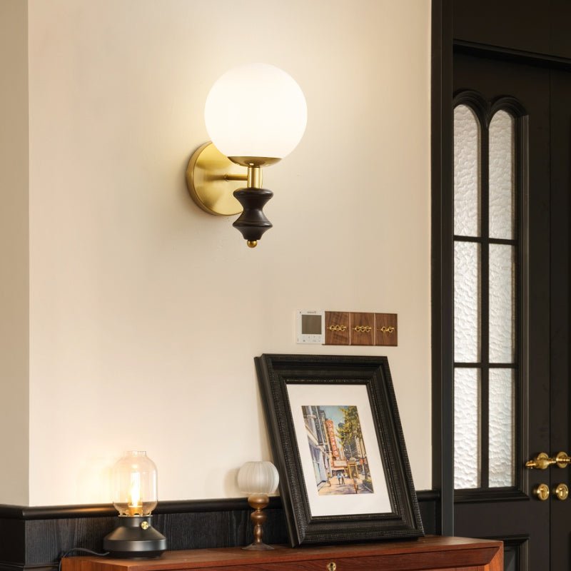 Kios bollen wandlamp