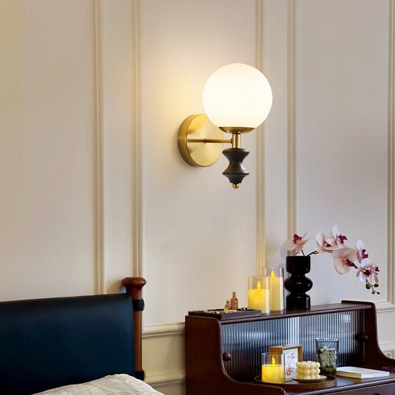 Kios bollen wandlamp